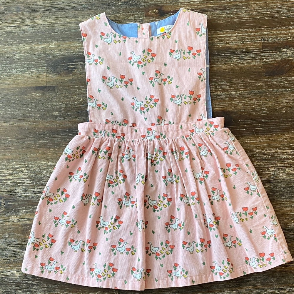 Baby Boden Pink Carousel Pattern Dress